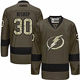 Glued Tampa Bay Lightning #30 Ben Bishop Green Salute to Service NHL Jersey,baseball caps,new era cap wholesale,wholesale hats